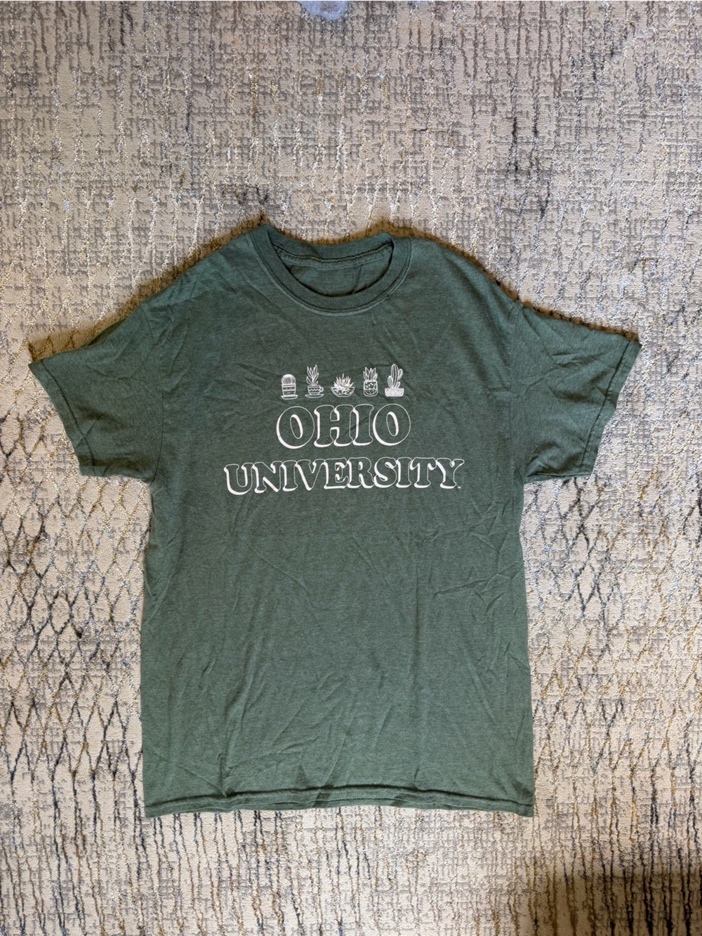 Ohio University Green Graphic Tee - Classic Campus Short Sleeve